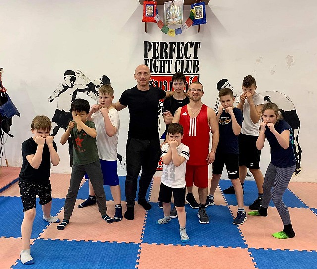 Életkép a gyerek box edzésről - perfect Fight Club