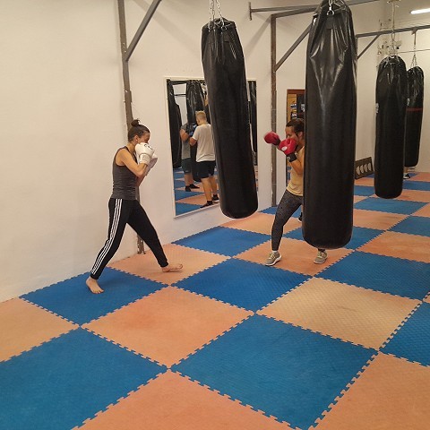 Női tanítványaink edzés közben - Perfect Fight Club